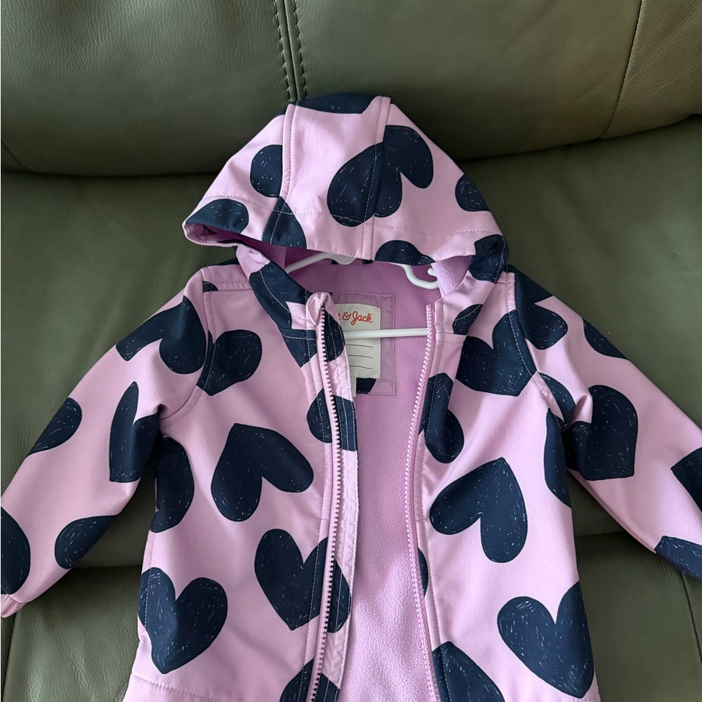 Cat & Jack Lavender Hoodie with Navy Accents